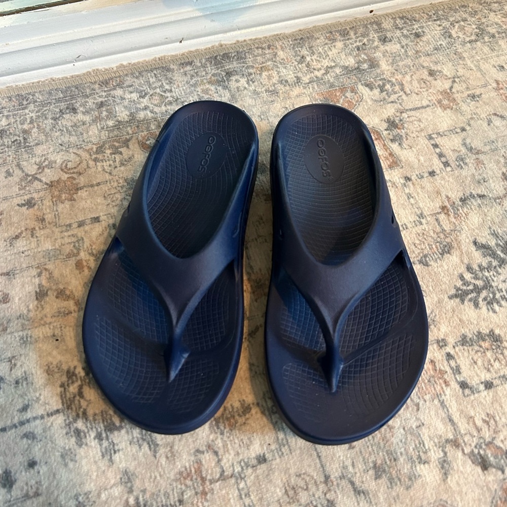 New OOFOS sandals